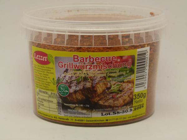 Lezzet Barbecue Grillwürzmischung 350g
